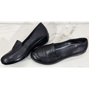 Dansko Womens Debra Loafers Leather Comfort Shoe Black Casual Office 39 | 8.5